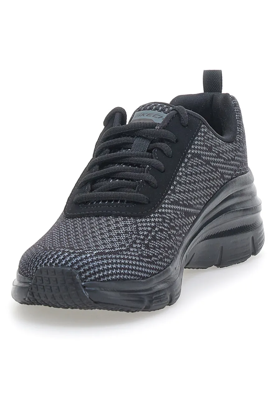 Skechers – Fashion Fit – Schwarze Sneaker „Bold Boundaries“
