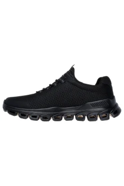Skechers – GLIDE-STEP SYLO – Vegane Sneakers mit gepolsterter Sohle in Schwarz