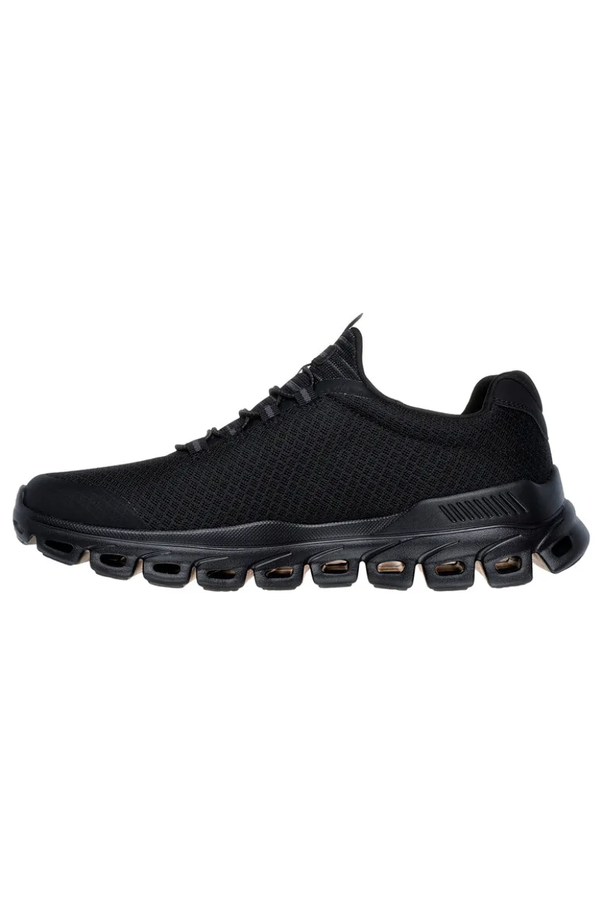 Skechers – GLIDE-STEP SYLO – Vegane Sneakers mit gepolsterter Sohle in Schwarz
