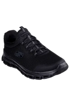 Skechers – GLIDE-STEP SYLO – Vegane Sneakers mit gepolsterter Sohle in Schwarz