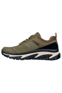 Skechers Arch Fit Road Walker-Recon olivgrüne wasserabweisende Outdoor-Schuhe