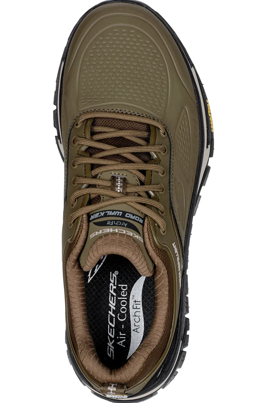 Skechers Arch Fit Road Walker-Recon olivgrüne wasserabweisende Outdoor-Schuhe