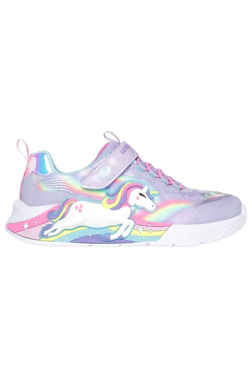 SKECHERS CON UNICORNO E LUCI INTEGRATE 302298L