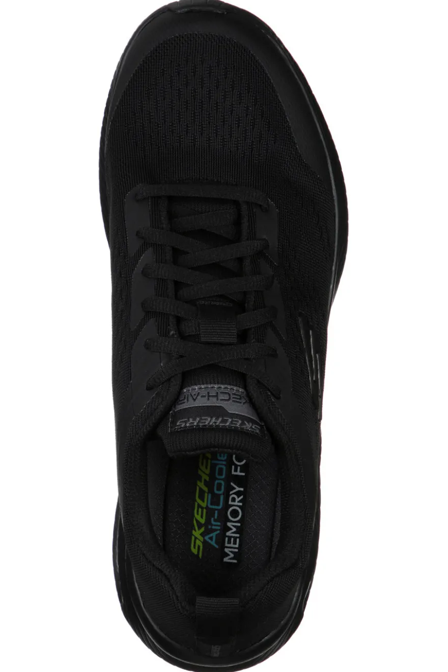 Skechers Dyna-Air Pelland schwarze Turnschuhe