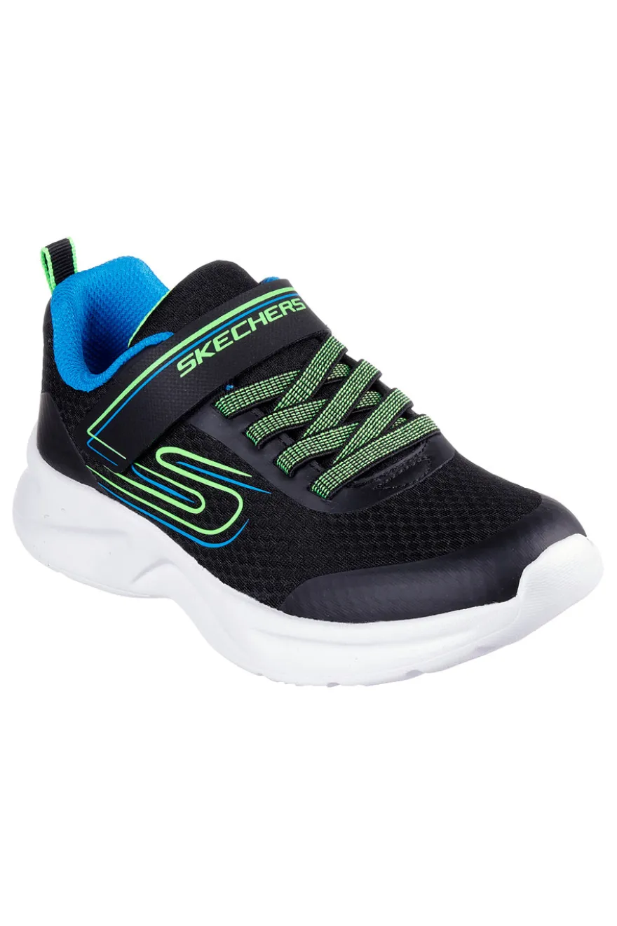 Skechers Dynamatic Swift Tread – leichte schwarze Abreiß-Sneaker