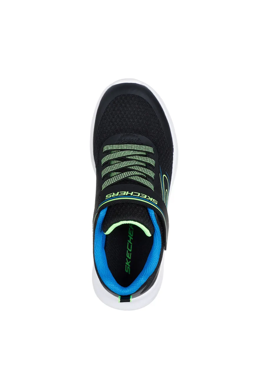 Skechers Dynamic Swift Tread schwarze Turnschuhe mit Riss
