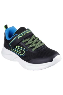 Skechers Dynamic Swift Tread schwarze Turnschuhe mit Riss