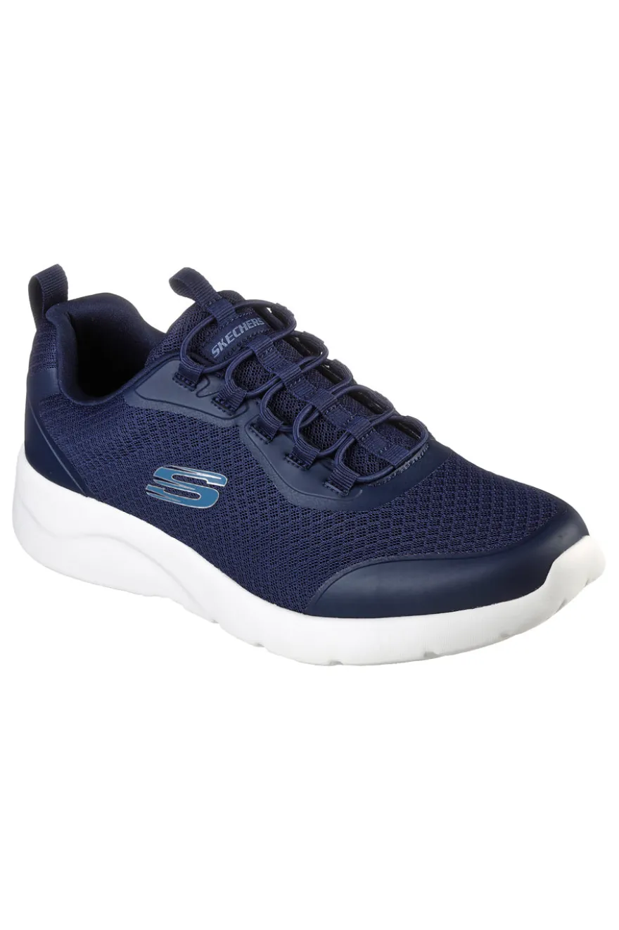 Skechers Dynamight 2.0 Gym-Schuhe mit Mesh-Obermaterial in Blau und Weiß - Setner