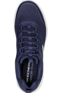 Skechers Dynamight 2.0 Gym-Schuhe mit Mesh-Obermaterial in Blau und Weiß - Setner