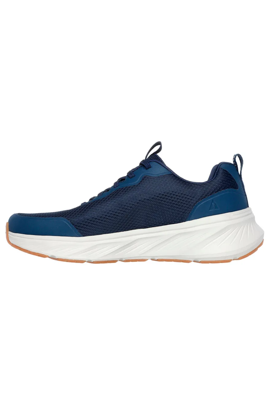 Skechers Edgeride Memory Foam Insole Navy Sneakers - Rekze