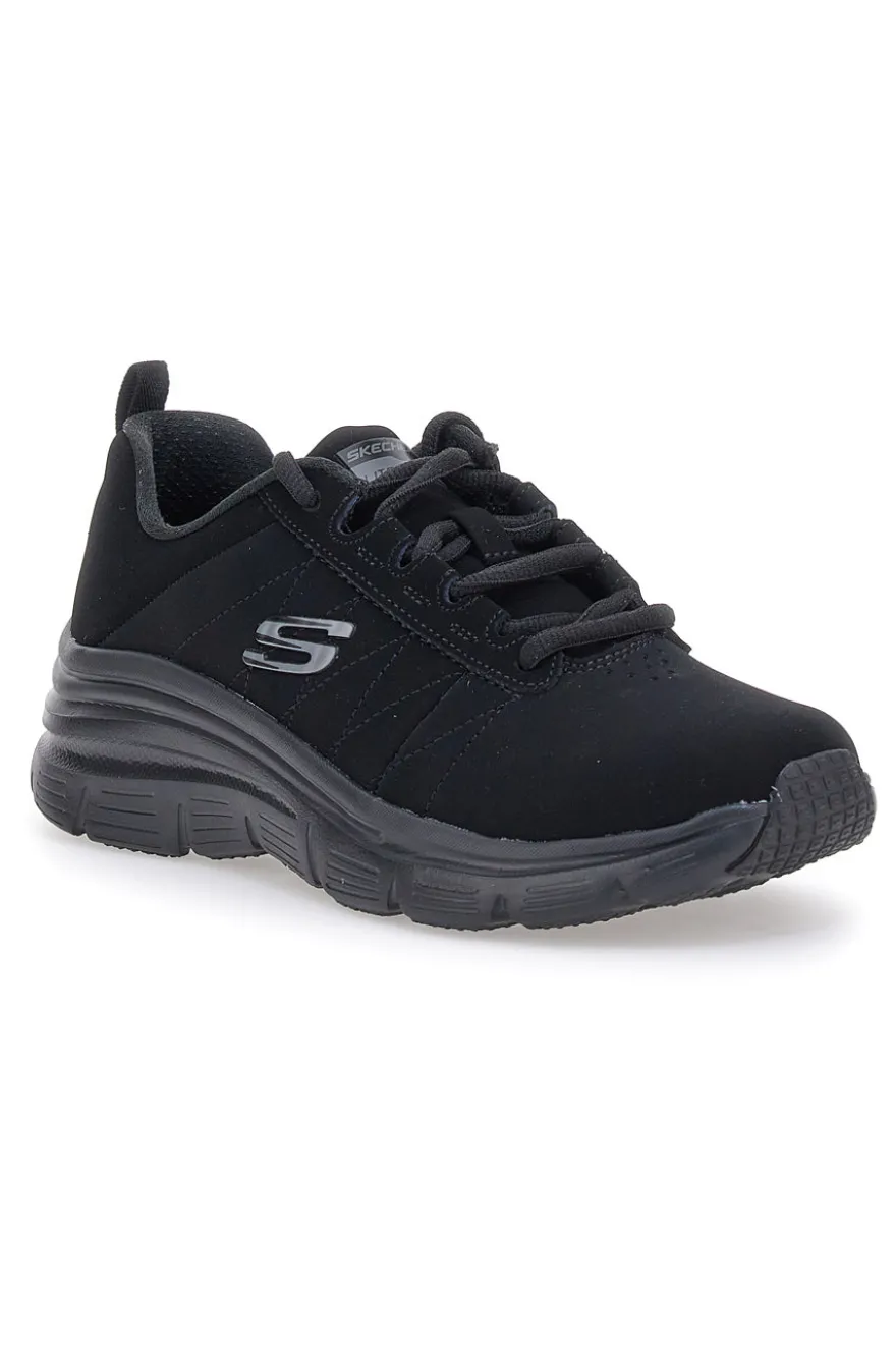 SKECHERS FASHION FIT-TRUE FEELS NERO