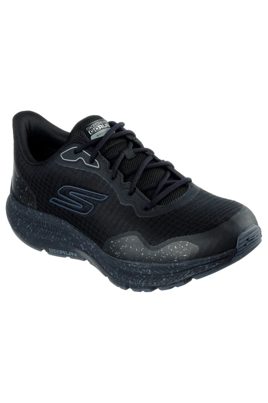 Skechers GO RUN Consistent 2.0 Piedmont Wasserdichte schwarze Laufschuhe