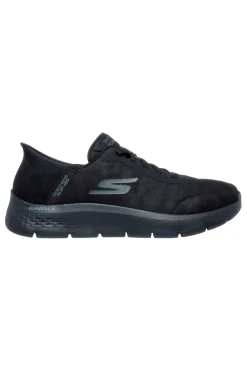 Skechers GO WALK FLEX SMOOTH MOTION – flexible schwarze Slip-On-Sneaker