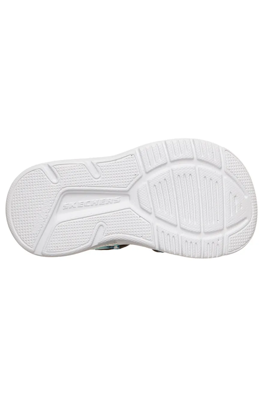 Skechers Microspec-Splash schwarz leichte Sport-Sandalen