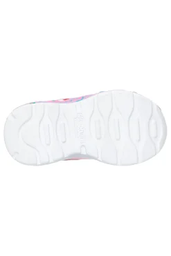 Skechers Play Scene Fun Squad – Rosa Sneaker mit Glitzer und verzierter Sohle