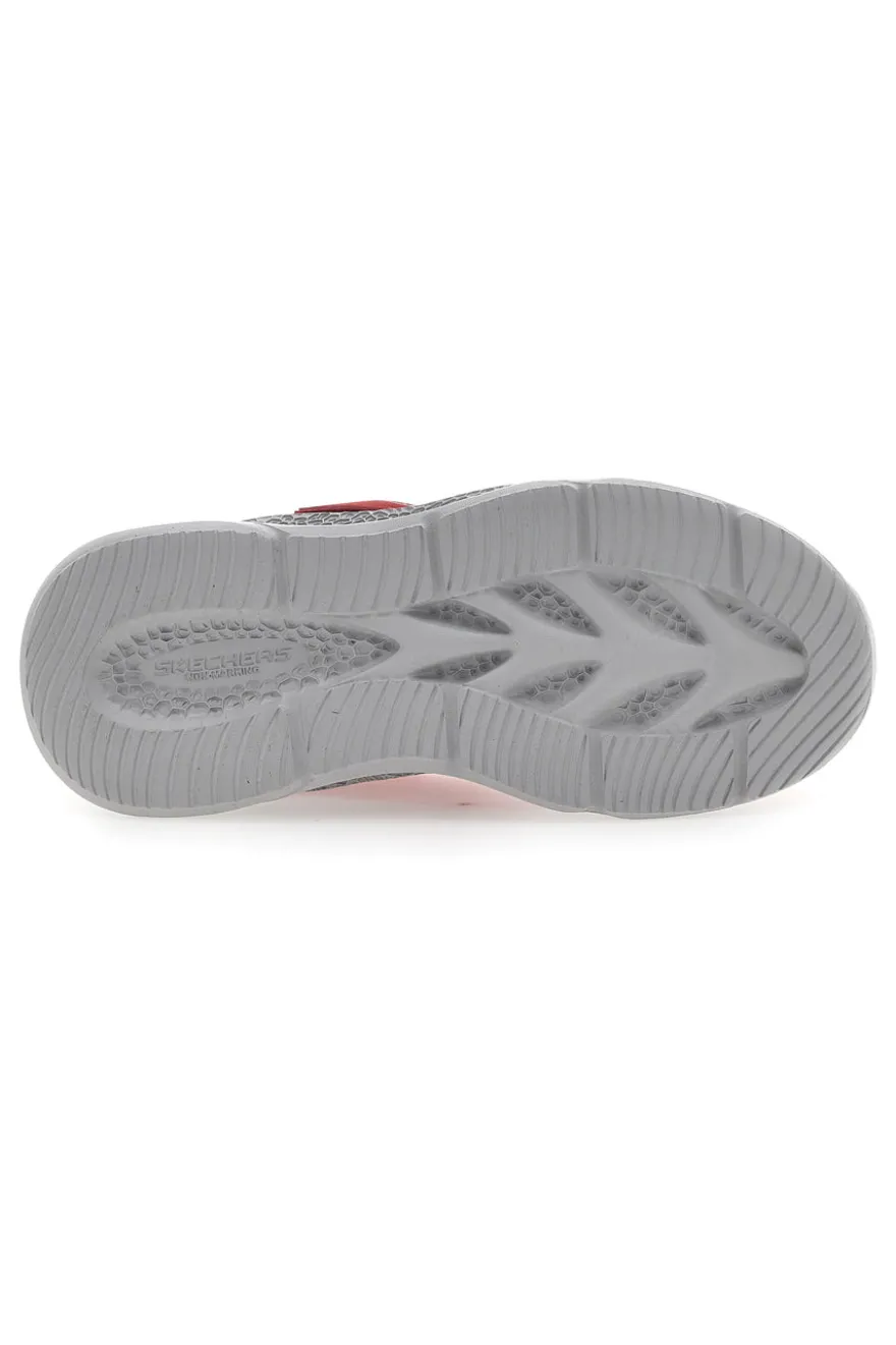 Skechers S Hellrote Sneakers mit Lichtern
