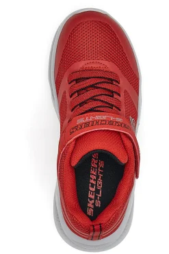 Skechers S Hellrote Sneakers mit Lichtern