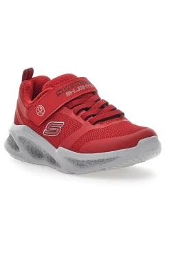Skechers S Hellrote Sneakers mit Lichtern