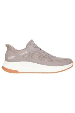 Skechers Slip-ins Taupe Sneakers: BOBS Squad 4 – Grundausstattung