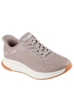 Skechers Slip-ins Taupe Sneakers: BOBS Squad 4 – Grundausstattung