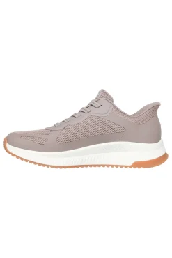 Skechers Slip-ins Taupe Sneakers: BOBS Squad 4 – Grundausstattung