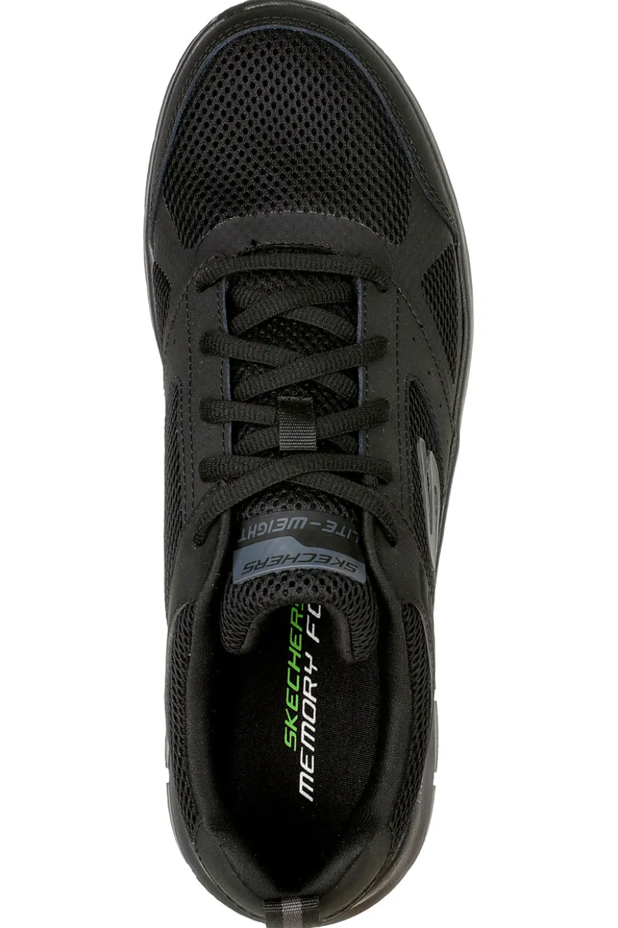Skechers Summits Schwarze Fitnessschuhe mit Memory Foam-Einlegesohle - Tower