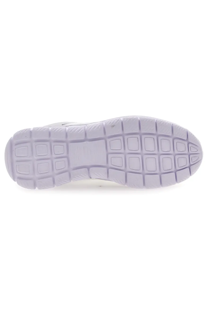 SKECHERS TRACK Fitnessschuhe mit Obermaterial aus grünem Leder und Mesh
