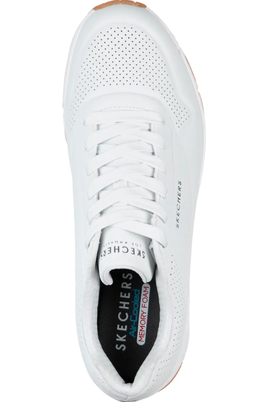 Skechers Uno - Stand On Air Bianche