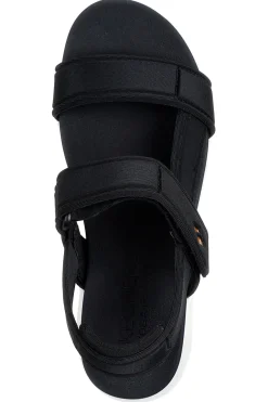 Skechers Uno – Summer Stand2 Vegane schwarze Sandalen mit Klettverschluss
