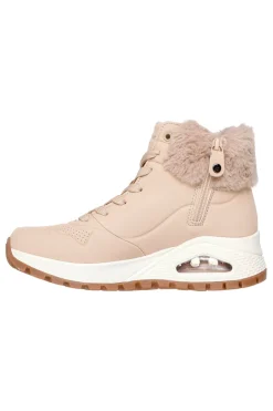 Skechers UNO RUGGED FALL AIR – gefütterte sandfarbene Sneaker mit Air-Sohle