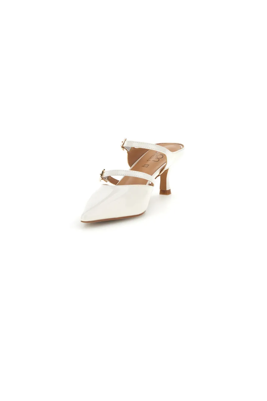Slingback Bianche con punta affusolata Mon Dieu 9447Q7