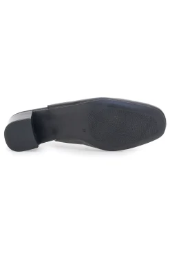 Slingback nere in vera pelle con tacco basso Prima riga 21684LIDY