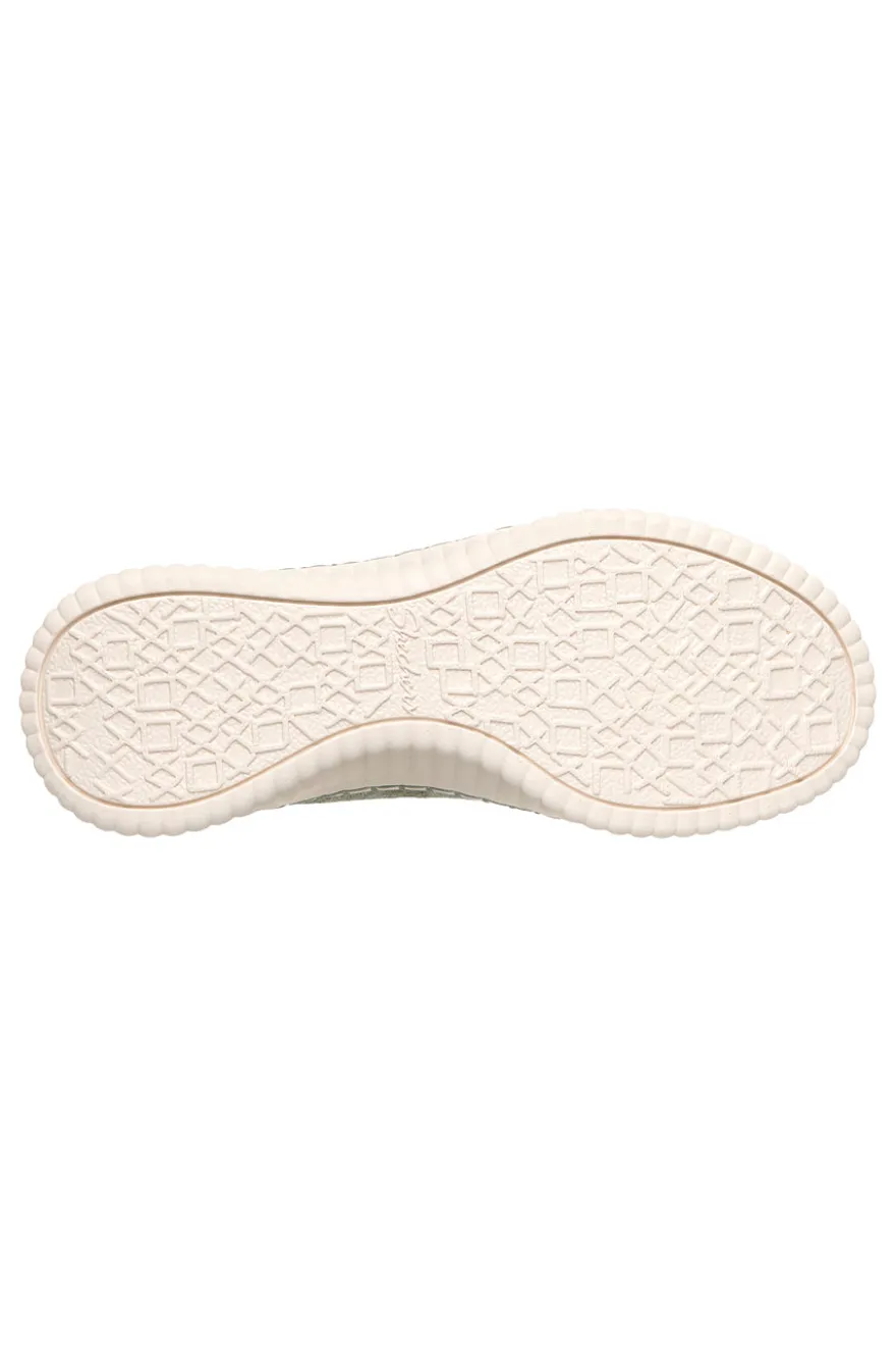 Slip on verde oliva in maglia traforata Skechers WILSHIRE BLVD TRUE CHARM