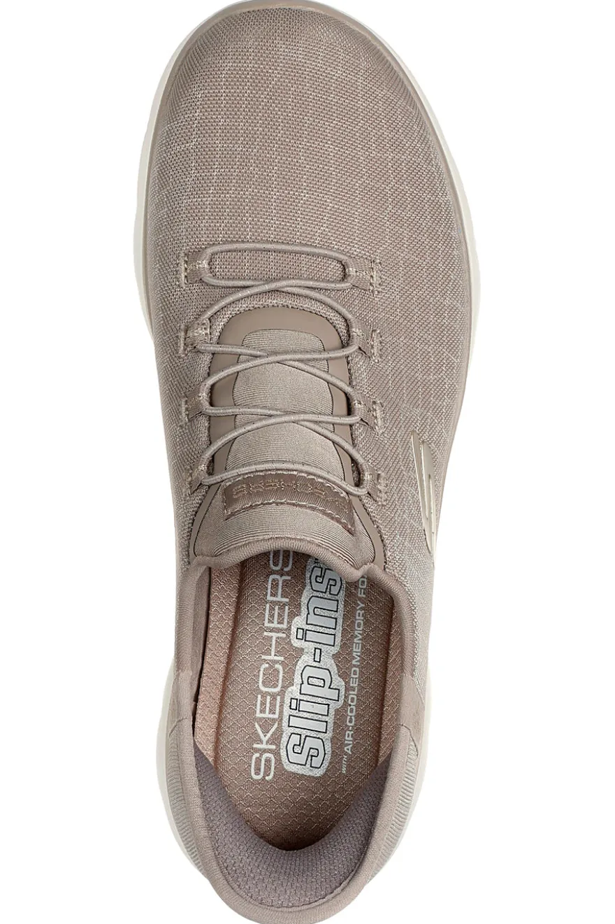 Slip-ins beige con mesh brillante Skechers Summits Classy Night