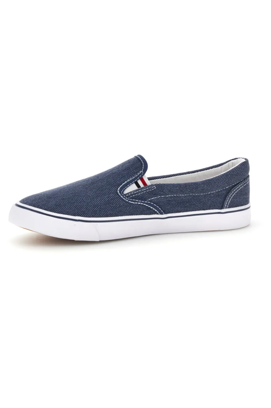 Slip-On Denim Fabric Sneakers 2t2l 24X030