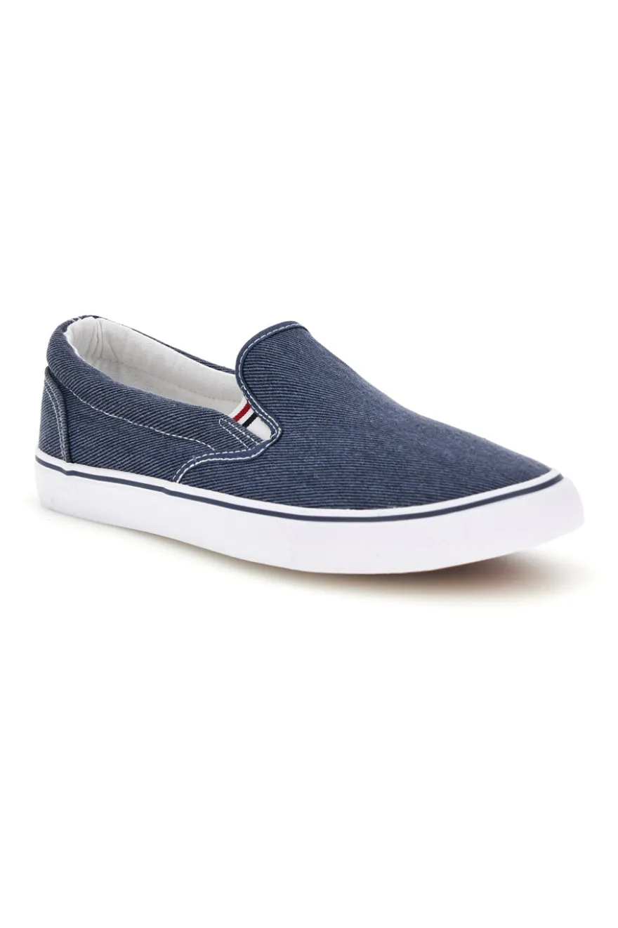 Slip-On Denim Fabric Sneakers 2t2l 24X030