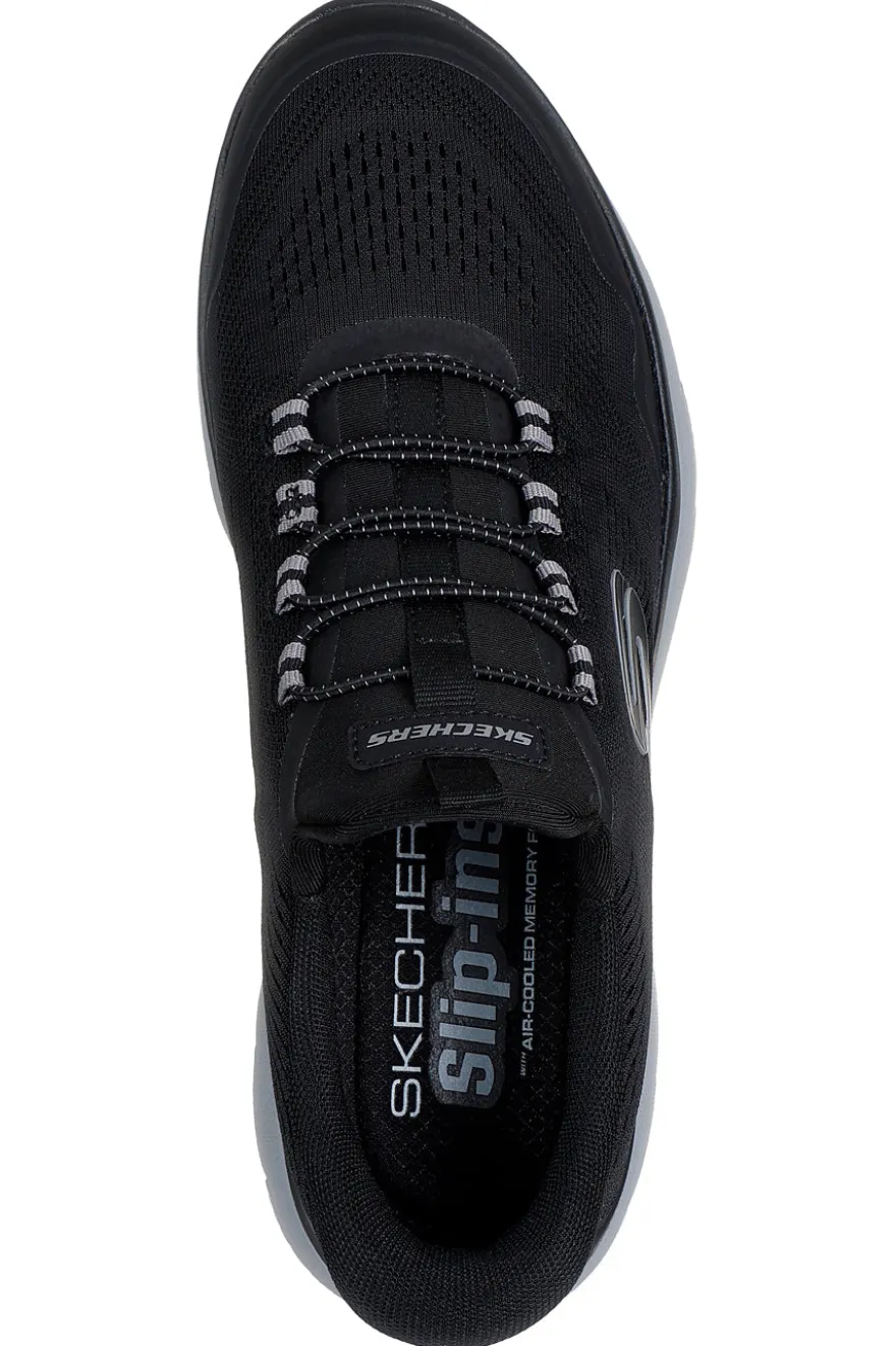 Slip-on nere vegan con suola ammortizzata Skechers Summits Top Rate
