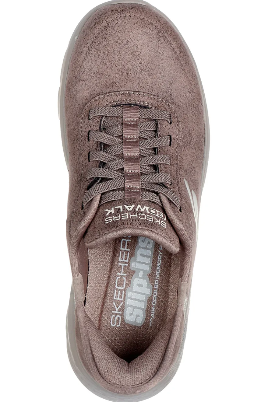 Slip-on taupe con Memory Foam e tecnologia Slip-ins Skechers GO WALK Flex - Mali