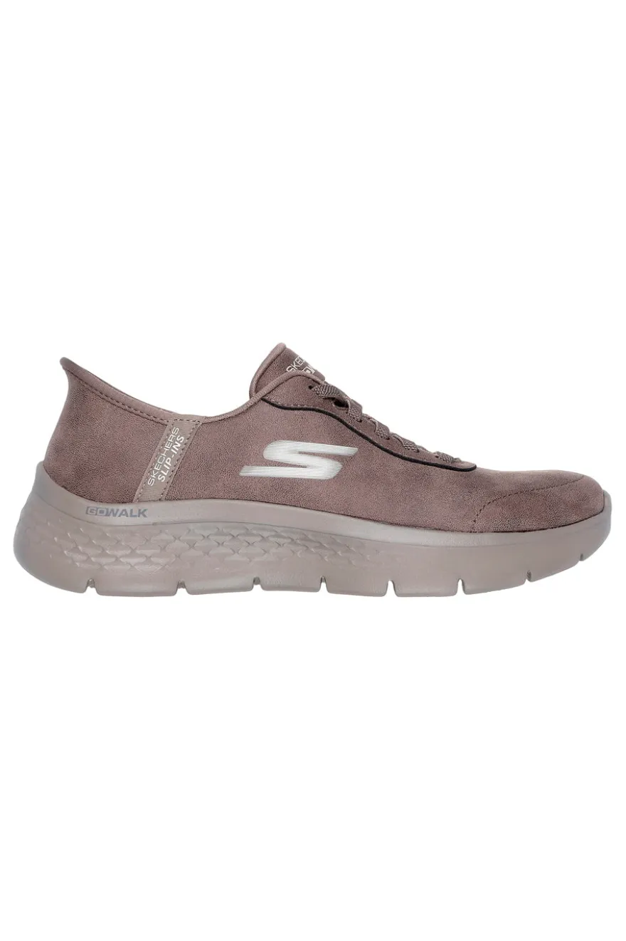 Slip-on taupe con Memory Foam e tecnologia Slip-ins Skechers GO WALK Flex - Mali