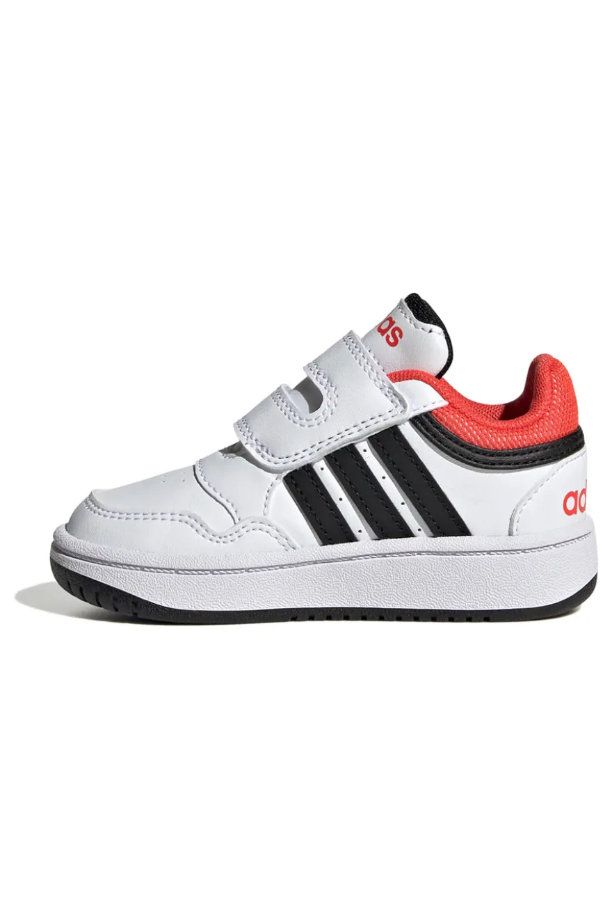 Snaekers bianche con velcro ADIDAS HOOPS 3.0