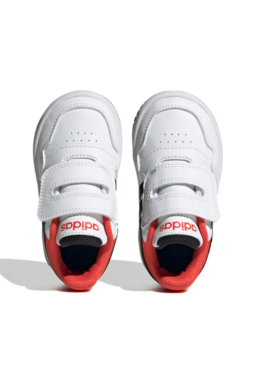 Snaekers bianche con velcro ADIDAS HOOPS 3.0