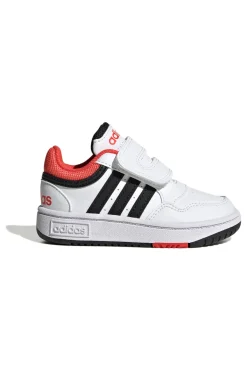Snaekers bianche con velcro ADIDAS HOOPS 3.0