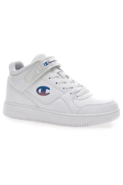 Snaekers mid-cut bianche con velcro CHAMPION RD15 MID G GS