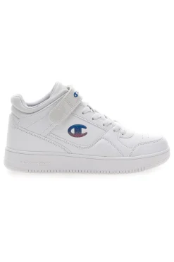 Snaekers mid-cut bianche con velcro CHAMPION RD15 MID G GS