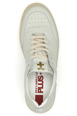 Sneaker bianca in vera pelle Pittarello Plus Furius