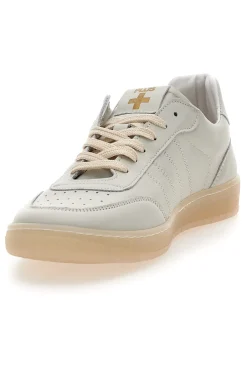 Sneaker bianca in vera pelle Pittarello Plus Furius