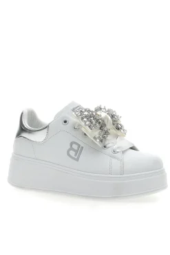 Sneaker Bianche Con Fiocco Laura Biagiotti 8929