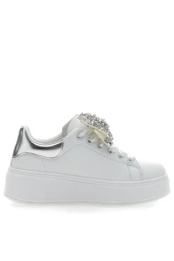 Sneaker Bianche Con Fiocco Laura Biagiotti 8929