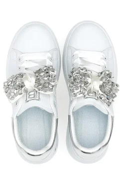 Sneaker Bianche Con Fiocco Laura Biagiotti 8929