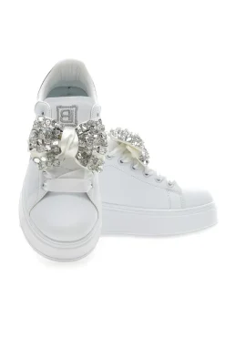 Sneaker Bianche Con Fiocco Laura Biagiotti 8929